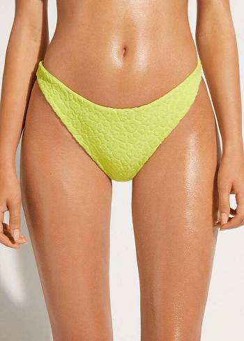 Dół Bikini Damskie Calzedonia Bangkok Zielone | PL1293CE