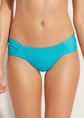 Dół Bikini Damskie Calzedonia Brazilian Indonesia Eco Turkusowe Zielone | PL1314JJ