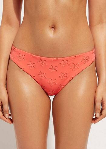 Dół Bikini Damskie Calzedonia Corfù Koralowe Pomarańczowe | PL1372VD