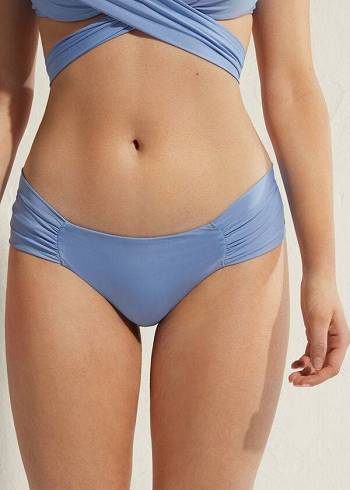 Dół Bikini Damskie Calzedonia Indonesia Eco Niebieskie | PL1467FM