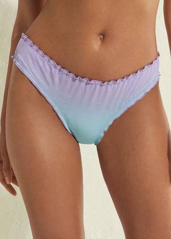 Dół Bikini Damskie Calzedonia Madrid Fioletowe | PL1498LH