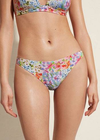 Dół Bikini Damskie Calzedonia Minorca Eco Kolorowe | PL1504NB