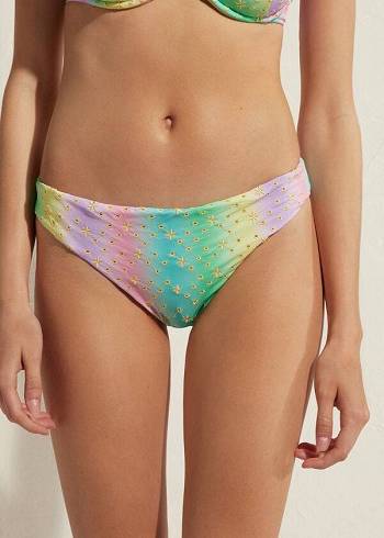 Dół Bikini Damskie Calzedonia Panama Kolorowe | PL1509RW