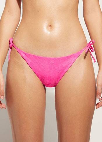 Dół Bikini Damskie Calzedonia String Antibes Różowe | PL1578XF