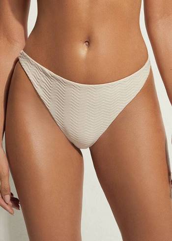 Dół Bikini Damskie Calzedonia The Hamptons Beżowe | PL1628LH