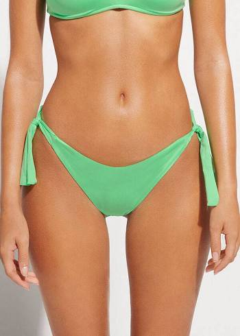 Dół Bikini Damskie Calzedonia Tied Indonesia Eco Mięta | PL1647SO