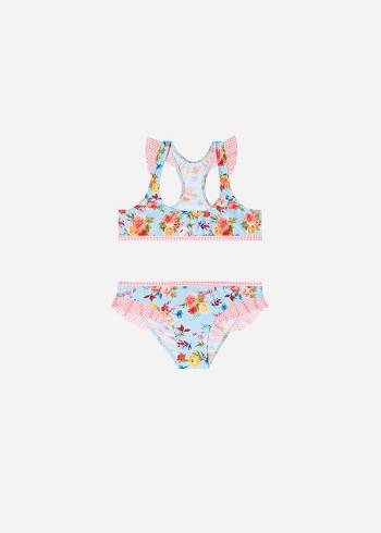 Stroje Kąpielowe Dziecięce Calzedonia Floral Two-Piece Masha Kolorowe | PL3039NB