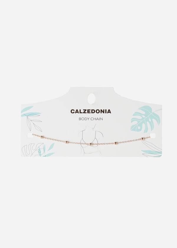 Akcesoria Damskie Calzedonia Body Chain Belt Złote | PL1272QZ