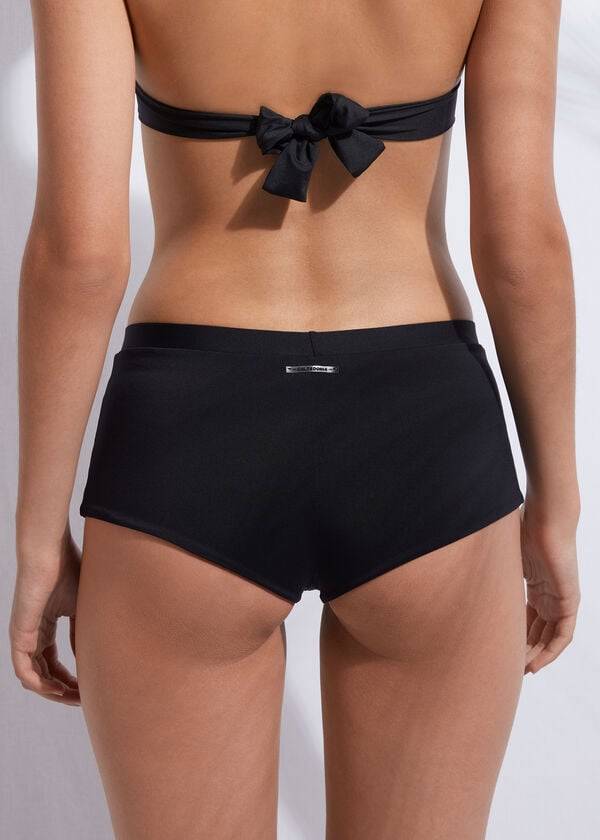 Cover Ups Damskie Calzedonia Shorts Swimsuit Bottom Indonesia Czarne | PL2148LH