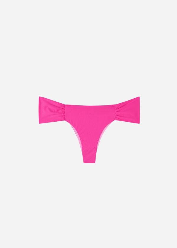 Dół Bikini Damskie Calzedonia Brazilian Indonesia Eco Różowe | PL1313HK