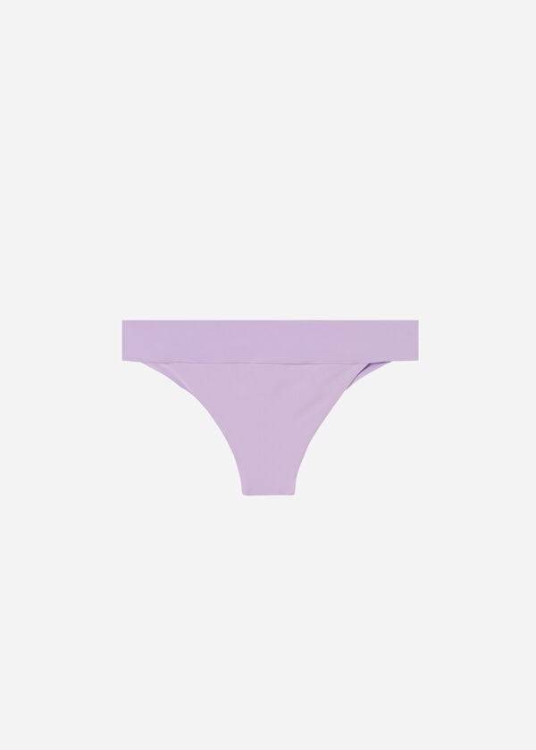 Dół Bikini Damskie Calzedonia High Stanem Brazilian Indonesia Eco Fioletowe | PL1419KI