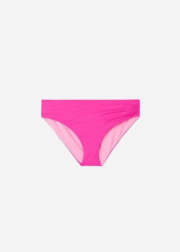 Dół Bikini Damskie Calzedonia High Stanem Indonesia Eco Różowe | PL1431RW