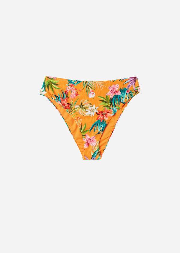 Dół Bikini Damskie Calzedonia High Stanem Rio Eco Pomarańczowe | PL1438AP