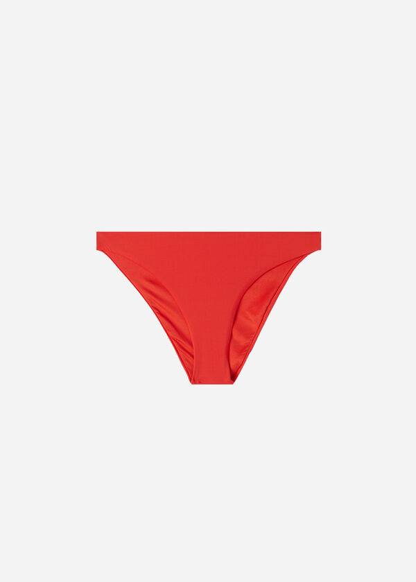 Dół Bikini Damskie Calzedonia Indonesia Eco Czerwone | PL1468GL