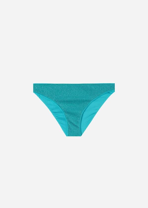 Dół Bikini Damskie Calzedonia Las Vegas Niebieskie | PL1494GL