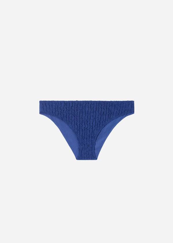 Dół Bikini Damskie Calzedonia Marrakech Niebieskie | PL1500XF