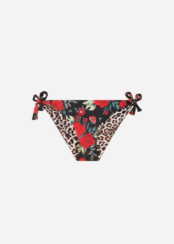 Dół Bikini Damskie Calzedonia Reversible String Nizza Różowe | PL1514OR