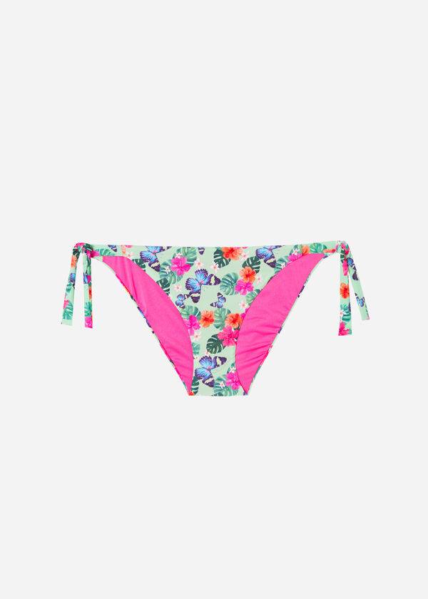 Dół Bikini Damskie Calzedonia Side-Tie Malibu Kolorowe | PL1570DN