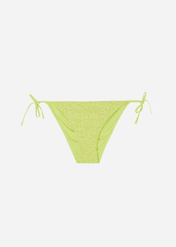 Dół Bikini Damskie Calzedonia String Bangkok Zielone | PL1579CE