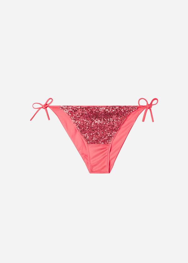 Dół Bikini Damskie Calzedonia String Cannes Różowe | PL1587RW