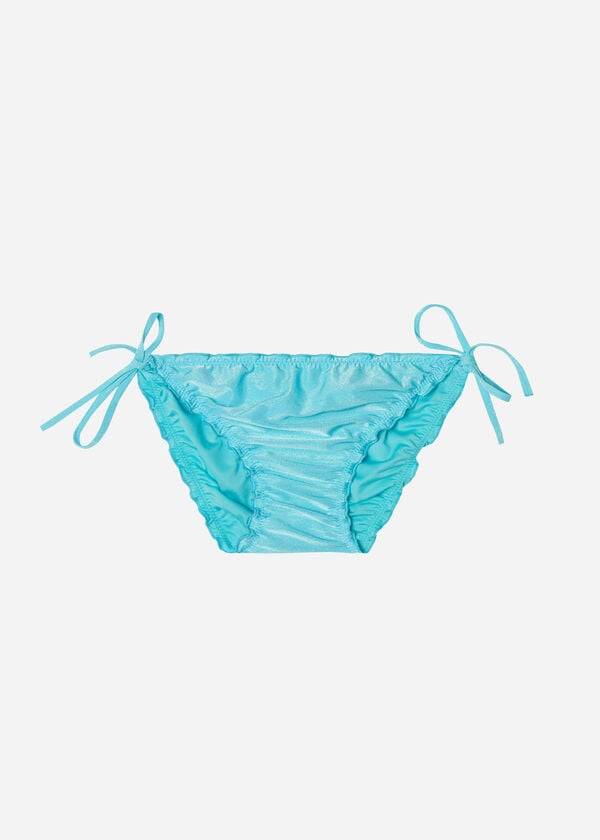 Dół Bikini Damskie Calzedonia String Formentera Turkusowe | PL1592OR