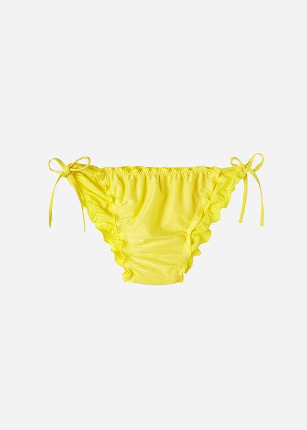 Dół Bikini Damskie Calzedonia String Formentera Żółte | PL1593PQ