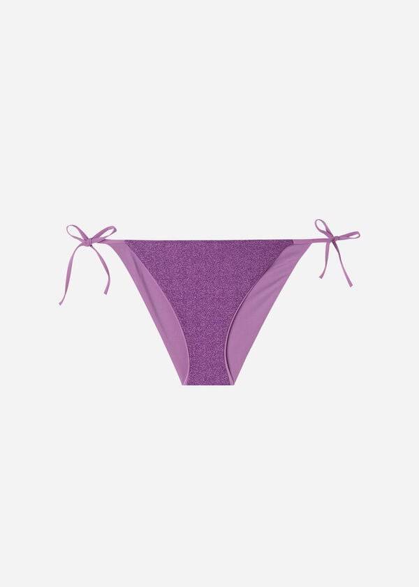 Dół Bikini Damskie Calzedonia String Las Vegas Fioletowe | PL1600JJ