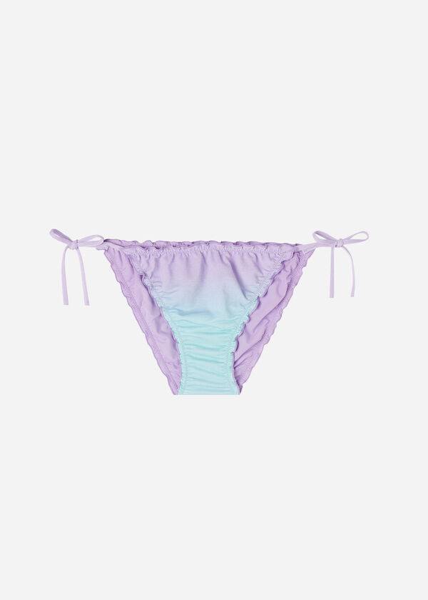 Dół Bikini Damskie Calzedonia String Madrid Fioletowe | PL1602LH