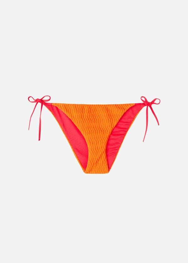 Dół Bikini Damskie Calzedonia String Mykonos Pomarańczowe | PL1609MA