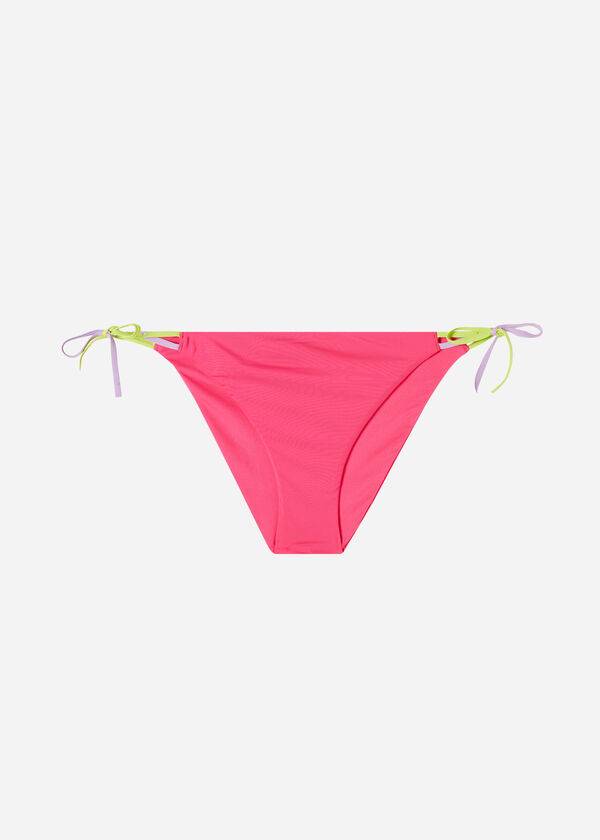 Dół Bikini Damskie Calzedonia String Tokyo Różowe | PL1622DN