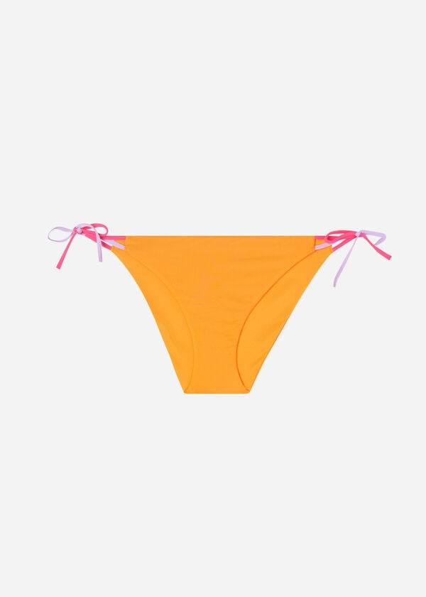 Dół Bikini Damskie Calzedonia String Tokyo Pomarańczowe | PL1624GL