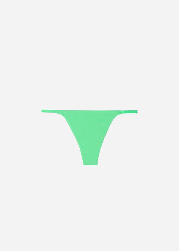 Dół Bikini Damskie Calzedonia Stringi Indonesia Eco G-string Mięta | PL1638EX