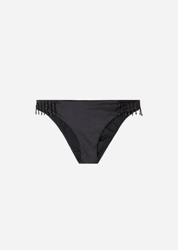 Dół Bikini Damskie Calzedonia Taipei Czarne | PL1627KI