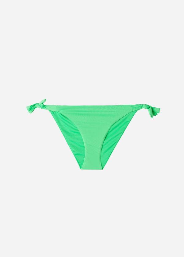 Dół Bikini Damskie Calzedonia Tied Indonesia Eco Mięta | PL1647SO