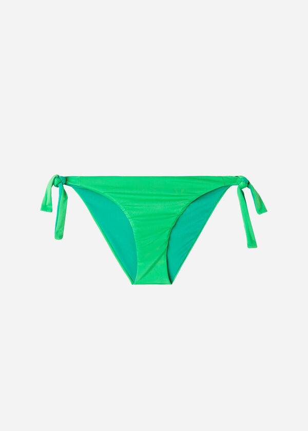 Dół Bikini Damskie Calzedonia Tied Indonesia Eco Zielone | PL1649FM