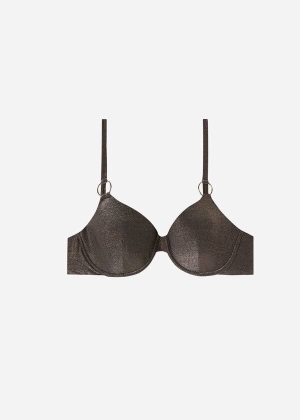 Góra Bikini Damskie Calzedonia Push Up Hollywood Czarne | PL1943CE