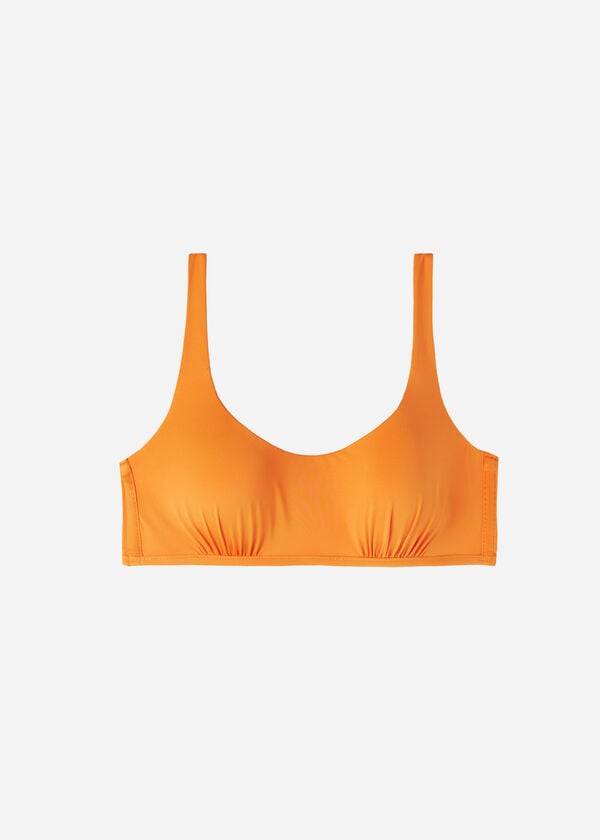 Góra Bikini Damskie Calzedonia Tank Styl Indonesia Eco Pomarańczowe | PL1990JJ