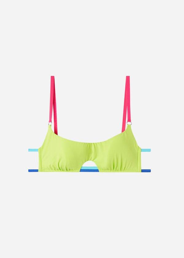 Góra Bikini Damskie Calzedonia Tank Tokyo Eco Zielone | PL2001WY