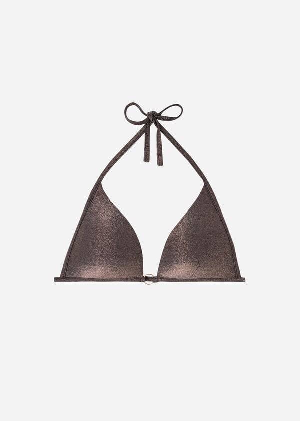 Góra Bikini Damskie Calzedonia Watowany Triangle Hollywood Czarne | PL1900TV