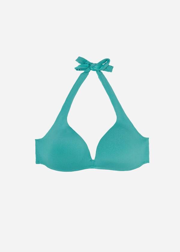 Góra Bikini Damskie Calzedonia Watowany Triangle Indonesia Eco Turkusowe | PL1905PQ