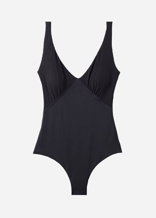 Stroje Kąpielowe Damskie Calzedonia Watowany One-Piece Shaping-Effect Pesaro Czarne | PL2196GL