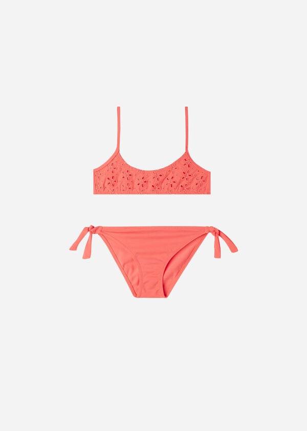 Stroje Kąpielowe Dziecięce Calzedonia Two-Piece Corfù Pomarańczowe | PL3070DN